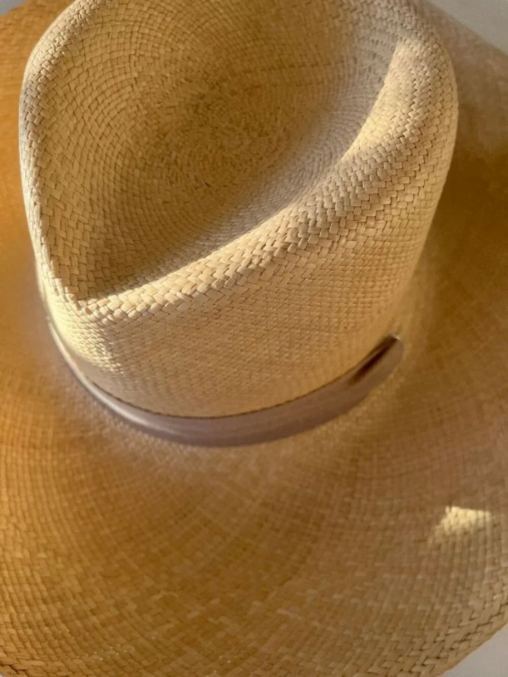 Banana Republic Wide-Brim Straw Sun Hat in Natural Tan